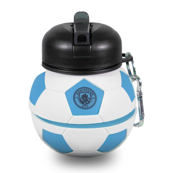 Manchester City FC Collapsible Football Drinks Bottle