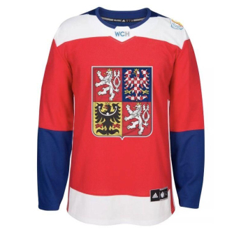 Jégkorong képviselet hoki mez Czech republic Adidas World Cup 2016 Authentic Jersey red