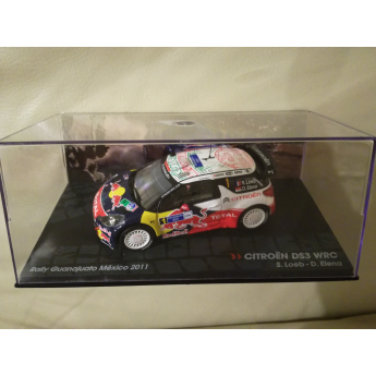 autó és motor modellek modell 1/43 Citroen DS3 WRC Red Bull S. Loeb Winner Rally Mexico 2011