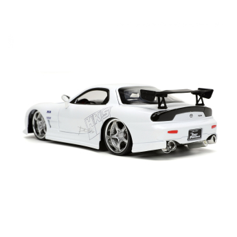 autó és motor modellek model 1/24 Fast & Furious Mazda RX-7 White