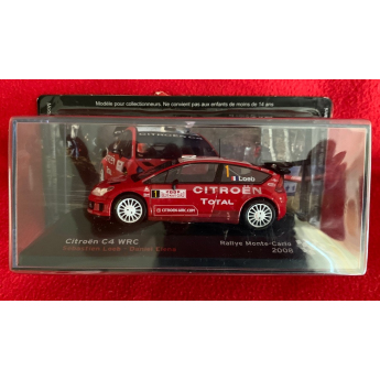 autó és motor modellek modell 1/43 Citroen C4 WRC Loeb Monte Carlo