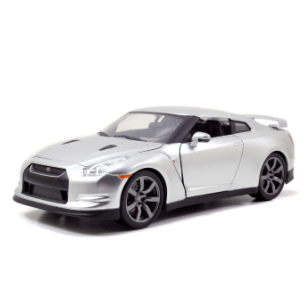 autó és motor modellek model 1/24 Fast & Furious Nissan GT-R Silver 2009 Brian