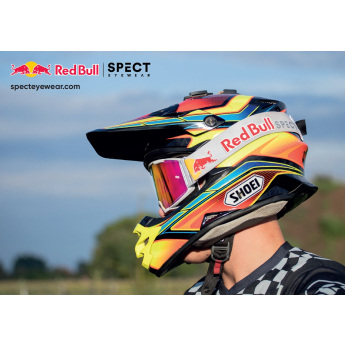 Red Bull Racing motokrossz szemüveg STRIVE S blue with clear glass