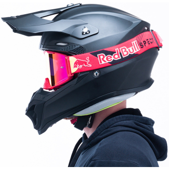 Red Bull Racing motokrossz szemüveg STRIVE S red with red lenses