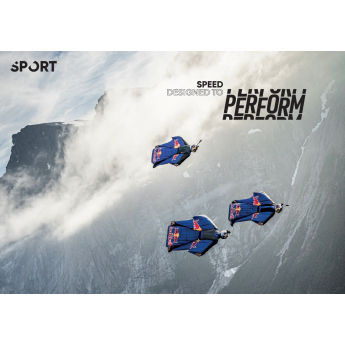 Red Bull Racing napszemüveg DAFT, black with blue and red glass