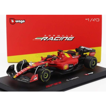 autó és motor modellek modell 1/43 Scuderia Ferrari SF-23 Leclerc #16 Monza 2023 Signature