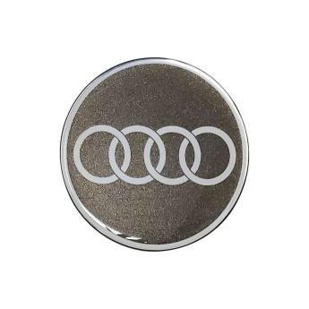Audi F1 matrica 3D logo silver