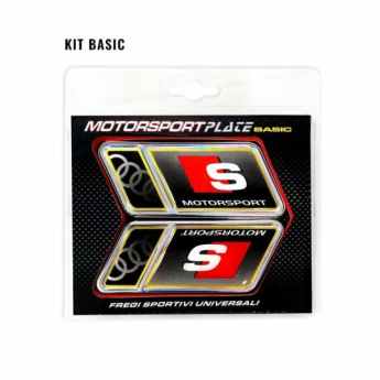 Audi set 2 3D samolepek s logem Audi Motorsport