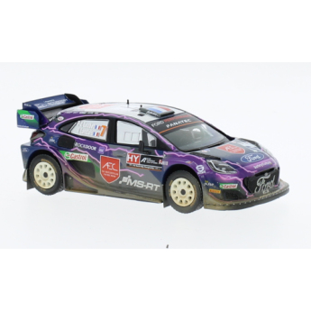 autó és motor modellek modell 1/43 Ford Puma Rally1, No.7, Rallye WM, Rally Acropolis, Dirty Version, P.-L. Loubet/V.Landais, 2022