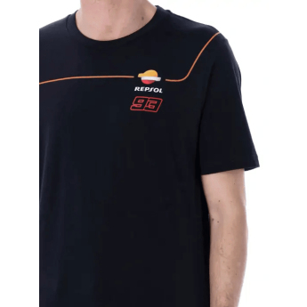 Marc Marquez férfi póló small logo 93 dark blue 2026