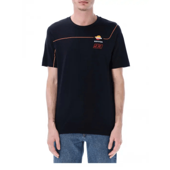 Marc Marquez férfi póló small logo 93 dark blue 2026