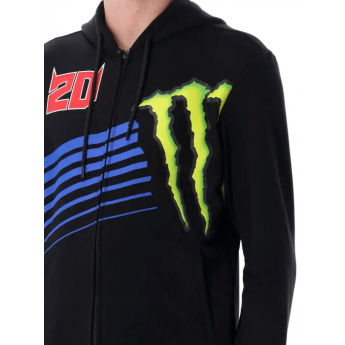 Fabio Quartararo férfi pulóver MotoGP Monster Energy Black - M 2026