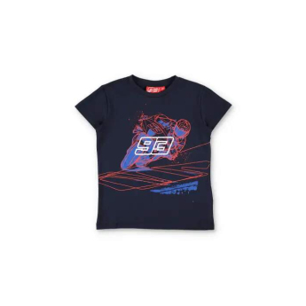 Marc Marquez gyerek póló Motorbike dark blue 2026