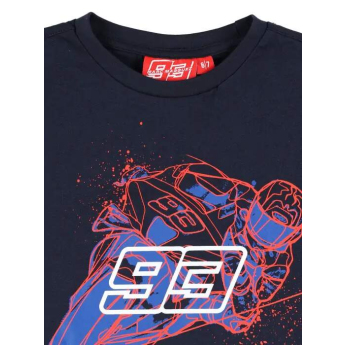 Marc Marquez gyerek póló Motorbike dark blue - ages 6–7 2026