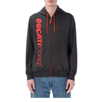 Ducati Corse férfi pulóver dark gray with logo 2026