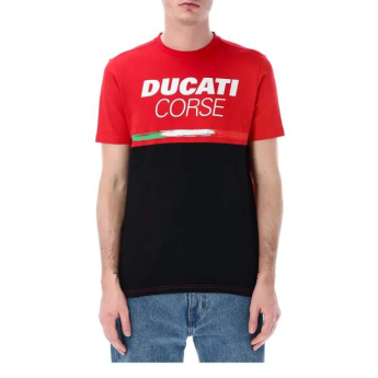 Ducati Corse férfi póló tricolor 2026
