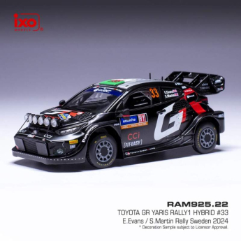autó és motor modellek modell 1/43 Toyota Yaris GR Rally Sweden Evans - Martin