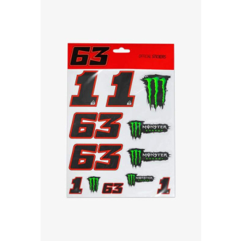 Francesco Bagnaia matricák Monster Energy 2026