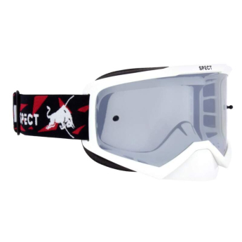 Red Bull Racing motokrossz szemüveg EVAN, white with clear glass