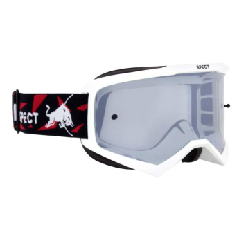 Red Bull Racing motokrossz szemüveg EVAN, white with clear glass