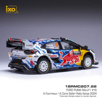 autó és motor modellek model 1/18 IXO Ford Puma Rally 1, WRC, Safari Rallye Kenia, 2024, #16,