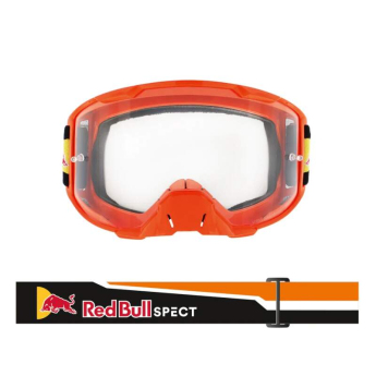 Red Bull Racing motokrossz szemüveg STRIVE orange with clear glass