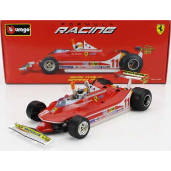 autó és motor modellek model 1/18 Ferrari F1 312T4 1979 Monza GP J. Scheckter