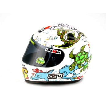 autó és motor modellek sisak modellje 1:5 Moto GP Valentino Rossi Valencia 2005
