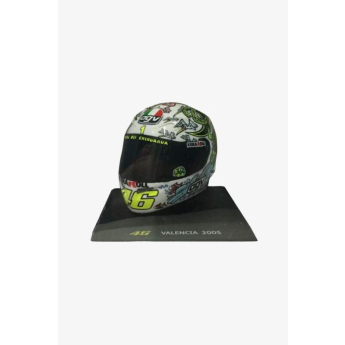 autó és motor modellek sisak modellje 1:5 Moto GP Valentino Rossi Valencia 2005