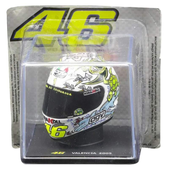 autó és motor modellek sisak modellje 1:5 Moto GP Valentino Rossi Valencia 2005
