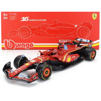 autó és motor modellek model 1/18 Ferrari SF-24 - Charles Leclerc - Deluxe edice