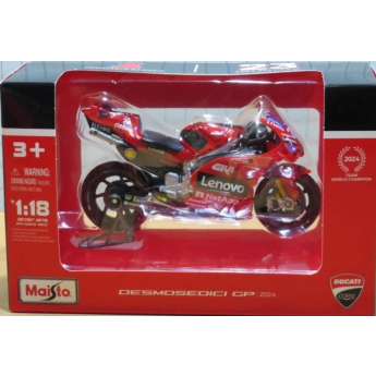 autó és motor modellek model 1/18 Ducati MotoGP GP24 - Enea Bastianini #1