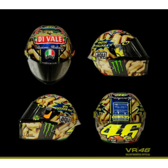 autó és motor modellek sisak modellje 1:5 MotoGP Valentino Rossi Mugello 2014