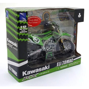 autó és motor modellek model 1/12 Kawasaki KX 450 ELI TOMAC