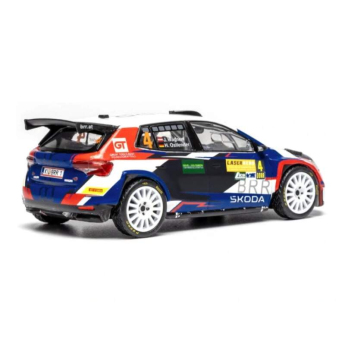 autó és motor modellek modell 1/43 IXO Škoda Fabia Rally2 - Lavanttal Rally 2024 #4 Wagner - Ostlender