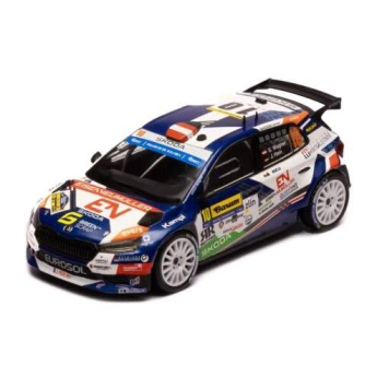 Model IXO Škoda Fabia Rally2 - Barum Rally 2024 #10 S.Wagner - J.Hain 1:43