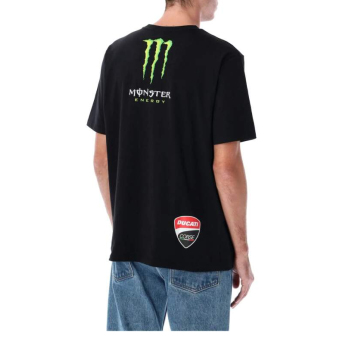 Ducati Corse férfi póló Monster Energy logo black 2026