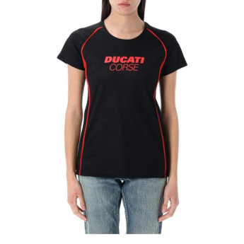 Ducati Corse női póló with inscription 2026