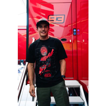 Marc Marquez férfi póló helmet black 2026