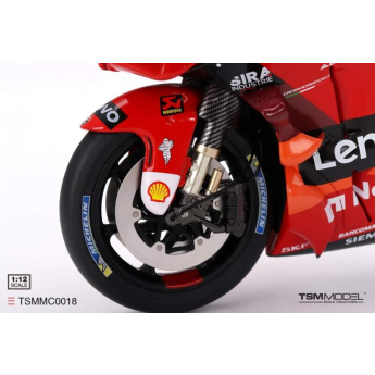 autó és motor modellek model 1/12 TSM MotoGP - Ducati Desmosedici Francesco Bagnaia GP22 #63 2022