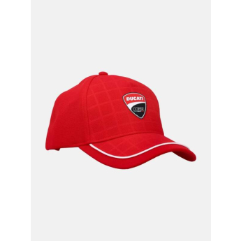 Ducati Corse baseball sapka Debossed Grid red 2026
