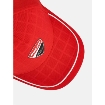 Ducati Corse baseball sapka Debossed Grid red 2026