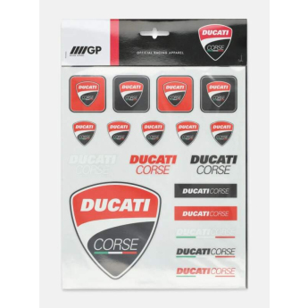 Ducati Corse nagy matricák A4 official 2026