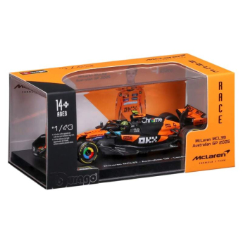 autó és motor modellek modell 1/43 McLaren F1 MCL39 2025 Lando Norris #4 Signature