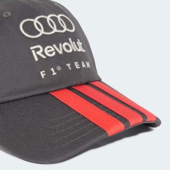 Kšiltovka Audi Revolut F1 tmavě šedá x Adidas - volnočasová edice