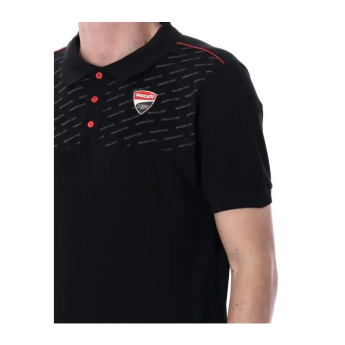 Ducati Corse pólóing logo elegant black 2026