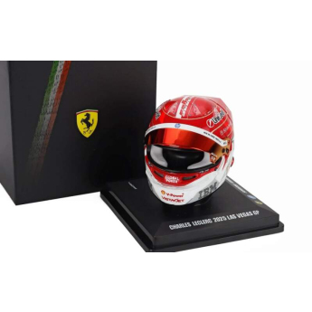 autó és motor modellek sisak modellje 1:5 Charles Leclerc - SF Las Vegas 2025