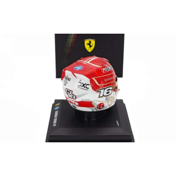 autó és motor modellek sisak modellje 1:5 Charles Leclerc - SF Las Vegas 2025