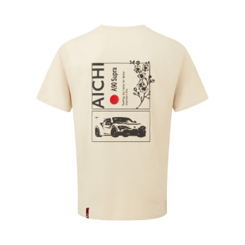 Toyota Gazoo Racing férfi póló Aichi beige 2026