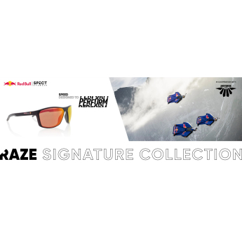 Red Bull Racing napszemüveg RAZE black with orange lenses